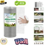 Amagabeli Hardware Cloth 1/2 Inch 48 X 100 Ft 19 Gauge Chicken Wire Fence Hot.... Fixed Price $164.79.