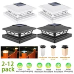 2-12PCS Solar Post Deck Cap Lights Outdoor Fence Dock 4X4/6X6 Led Lamp Pvc Vinyl. Fixed Price $83.99.