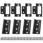 8 Pieces 2 Inch Non Mortise Door Hinge, Black Bifold Butt Cabinet Hinges With.... Fixed Price $19.74.
