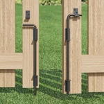 Tibegold 18" Heavy Duty Cane Bolt Gate Drop Rod, Extra Thick Ground Latch. Fixed Price $50.73.