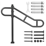 Vevor Single Post Handrail For Outdoor 1-3 Step 40.5" Stair Floor Mount. Fixed Price $54.83.