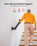 Wall Mounted Stair Handrail, 2 Sections. Fixed Price $28.97.