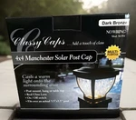 Classy Caps Manchester Solar Post Lights 4X4 Dark Bronze SL994 Lot Of. Fixed Price $74.99.