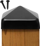 4X4 Pyramid Cap Stainless Steel, Matte Black Fits 3.5 Wood Posts. Fixed Price $16.99.