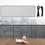 Hosuly Banister Guard 15 X 3 Ft Balcony Netting For Kids Pets Stairway Safety.... Fixed Price $30.46.