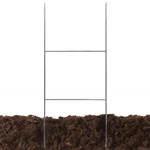 25PACK Yard Sign STAKES,10 X 24 Inch Step-stakes Heavy Duty METAL,9GA H.... Fixed Price $53.55.
