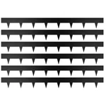 40 4.5IN. Flexible Galvanized Steel Garden Lawn Edging Black Heavy Duty 10. Fixed Price $228.48.
