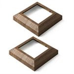 Aecxm 2PCS 5.5" Aluminum Deck Post Base Cover, For Railings, Stairs, Porche. Fixed Price $70.90.