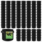 New Best Litlandstar 100-PACK Gallon Grow Bags, Heavy Duty Thickened Nonwoven. Fixed Price $198.21.
