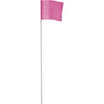 (2-100PK)- Milwaukee Empire 21" H. Long-lasting Pink Steel Stake Marking Flags. Fixed Price $42.89.
