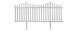 Qty = Pack Of 2: Zippity Manchester Vinyl Fence Kit With Posts White ZP19018. Fixed Price $137.19.