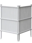 Enclo Privacy Screens ZP19008 Wilmington Vinyl Screen, 36IN X 45IN H. Fixed Price $70.00.