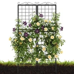 Slsy 2 Pack Metal Garden Trellis For Climbing Plants Vegetable Support 71 Inch. Fixed Price $82.99.