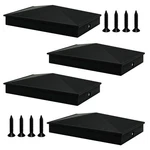 4X6 Black Aluminum Pyramid Caps Cover For Nominal Wood Post(actual 3.... Fixed Price $38.04.