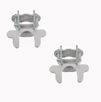 1-3/8" X Kennel Gate Latch, Chain Link Dog For Silver. Fixed Price $21.32.