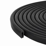 Black Channel Edge Trim Rubber Seal Epdm 11/32" High X 3/16" Wide (5 Feet). Fixed Price $15.78.