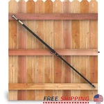 6FT Telescopic Brace Kit Anti Sag Adjustable Hardware Wooden Fence Gates. Fixed Price $109.46.