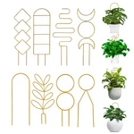 Simabsie 8 Packs Metal Wire Trellis For Potted 13L*4.3W Inch, Mix-gold. Fixed Price $24.24.