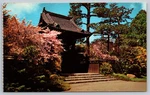 Oriental Tea Garden Gate San Francisco Plastichrome Postcard. Fixed Price $14.00.