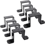 8-PACK Heavy Duty 4X4 Post Brackets, 2.55MM Thick 4"X4" Black Powder Coated. Fixed Price $41.90.