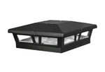 Classy Caps SLC771B 6X6 Black Aluminum Cambridge Solar Post. Fixed Price $25.40.