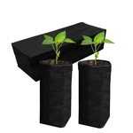 Belit 50 Pcs H Deep Nursery Grow Bags, 7.5"X13.5", Black. Fixed Price $22.57.