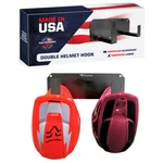 Pit Posse PP125BK Dual Helmet Rack Hangers Aluminum Black-made Usa. Fixed Price $39.95.