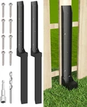 Heavy-duty Metal Fence Post Anchor Kit, 2-PACK Ground Spike Repair Solution. Fixed Price $68.99.