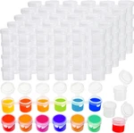 Zeayea 100 Strips 600 Empty Paint Pots, Mini Storage Cup With Lids, 5. Fixed Price $39.99.