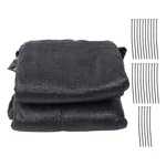 5FT X 50FT Black Privacy Screen Fence Heavy Duty Fencing Mesh Shade Net Cover. Fixed Price $27.34.