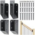 Aecxm 201 Stainless Steel 2" 4" (1 Actual) Deck Railing 35 Stair. Fixed Price $59.01.