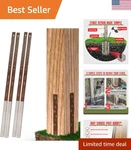 Pack 4 Easy Fence Repair Kit To Fix 2 Broken Wood Posts, Quick And Si.... Fixed Price $59.99.