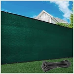 Colourtree 4' X 50' Green Fence Privacy Windscreen Cover Fabric Shade .... Fixed Price $62.30.