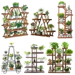 Wood/ Bamboo/metal Shelf Flower Pot Plant Stand Rack Garden Indoor Outdoor Patio. Fixed Price $59.91.