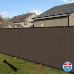 Ecoopts 6X25' Privacy Fence Windscreen Copper Grommets Uv Block Cable. Fixed Price $52.38.