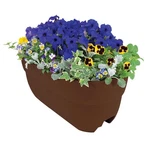 Bloomers 24 Inch Planter For Metal And Wooden Railings Weatherproof Pvc. Fixed Price $16.19.