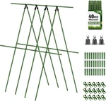 Joyhalo 40 Pack 17IN Modular Garden Trellis Kit Green For Tomatoes Grapes Vines. Fixed Price $22.00.