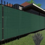 12FT Privacy Screen Fence Heavy Duty Green Mesh Shade Net Cover Wall Garden Yard. Fixed Price $462.47.
