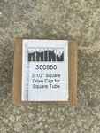 Rhino Tool 300960 2-1/2" Square Drive Cap For Tube Multi Pro Fence. Fixed Price $144.00.