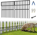 30 Panel No-dig Garden Fence 42.5FT Rustproof Animal Barrier For Dogs & Rabbit. Fixed Price $88.99.