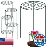 Pack 16 X 24 Inch Peony Cages And Supports Grow Through Plant Grid Support,met. Fixed Price $65.35.