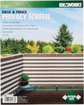 Ideaworks New Deck & Fence Privacy Durable Waterproof Netting 15' X 3", Brown. Fixed Price $30.99.