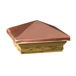 Deckorators - 6X6 Victoria High Point Copper Pyramid Post Cap Maine Ornamental. Fixed Price $48.00.