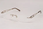 New Charmant Titanium Perfection CH10939 Gw Gold Authentic Eyeglasses 53-19. Fixed Price $80.50.