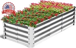 Highpro Galvanized Raised Garden Bed Kit, 4 2 1FT Planter Box For Outdoor. Fixed Price $33.75.