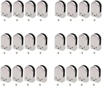 Myoyay 24PCS Stainless Steel Glass Clamp 6-8MM Clips Adjustable. Fixed Price $67.99.