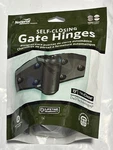 National Hardware 2-PACK 5-1/4-IN Black Self Closing Gate Hinges N346-207. Fixed Price $30.00.