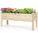 Costway Raised Garden Bed Elevated Planter Box Wood For Vegetable Flower Herb. Fixed Price $59.99.