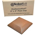 Timbertech Radiancerail Express 4 In. Post Cap, Kona. Fixed Price $21.00.