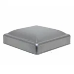 4" Post Cap Pressed Dome Steel Metal Square For Gate Fences 10 Pack. Fixed Price $40.00.